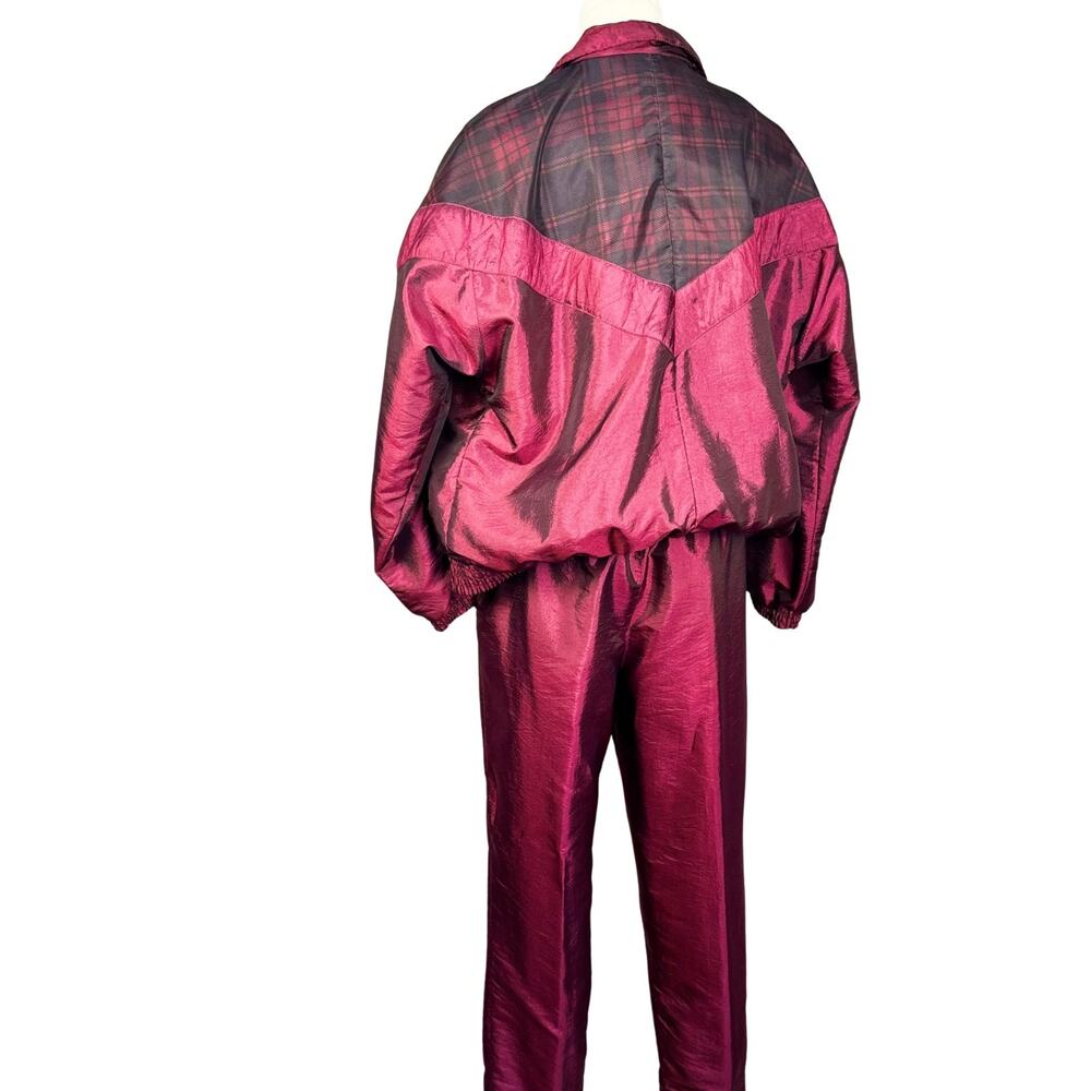 Vintage 90s Sunterra Tracksuit Womens PL | Plaid Jacket Pants Set NWOT condition - Picture 12 of 14